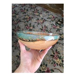 Tazón Artesanal de Resina Epoxi y Madera de Acacia, Libre de BPA, para Servir Frutas, Exhibir Bocadillos, Decoración de Hogar de Lujo - Product Image 1