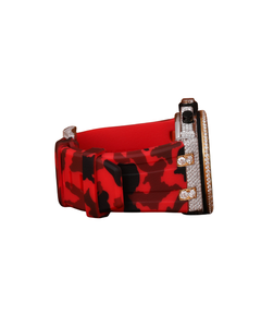 Montre à quartz pour homme de style antique, luxe haut de gamme, diamants Moissanite de qualité VVS, bracelet large rouge avec cadran à chiffres rouges, dernière collection - Product Image 2