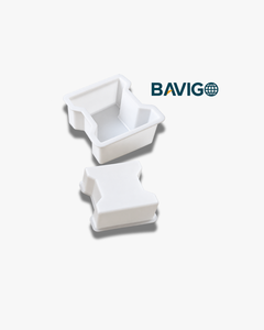 Molde de Plástico PP para Moldear Adoquines de Hormigón en Forma de I con Textura Rugosa - Product Image 1