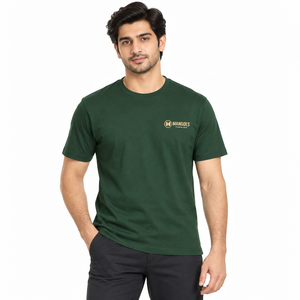 T-shirt graphique personnalisé en coton peigné 220 GSM, col rond, séchage rapide, respirant, coupe décontractée, manches courtes, streetwear premium - Product Image 2