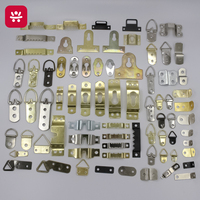 Kit de vis de suspension en D pour miroirs, crochets de suspension pour cadres de peintures industrielles, crochets de suspension en métal pour cadres photo avec boucle Paris