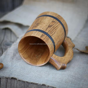 Taza de Café de Madera Tradicional Hecha a Mano en India, Producto de la Mejor Calidad de Exportación con el Precio Más Bajo, Red de Suministro Mundial - Product Image 1