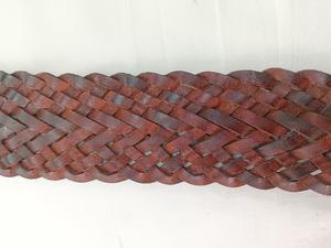 Cinturón de Cuero Genuino de Vaca para Hombre, Estilo Vintage, con Hebilla de Aleación, Diseño Trenzado a Mano, Duradero y Ligero, Cinturón Casual - Product Image 3