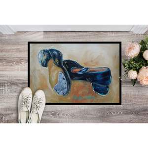 New Tapped Out Non-Slip <b>Indoor</b>/Outdoor Doormat Shoes 18H X 27W Low Pile <b>Washable</b> Rugs for Entryway Front <b>Door</b> <b>Mat</b> - Product Image 2