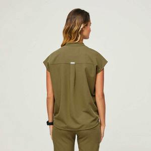 ชุดเครื่องแบบแฟชั่นสำหรับขัดเอวยืดได้ชุดพยาบาลทำงานในโรงพยาบาล - Product Image 4