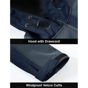 Veste Softshell Homme Hiver OEM ODM Style Urbain en Toile, Fabriquée au Pakistan, Col Montant, Réversible, Imperméable, à Capuche, Logo Frontal - Product Image 6