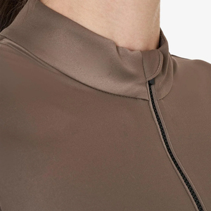 Chemises d'équitation à manches longues personnalisables pour femmes, style western, écologiques, avec fermeture éclair, compression, en coton, couche de base - Product Image 4