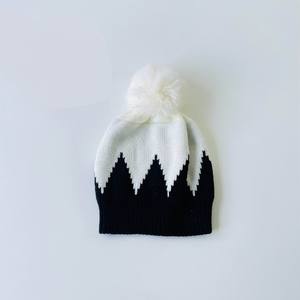 Bonnet d'hiver de Noël à rayures rouges et blanches avec pompon vert, bonnet tricoté de Noël pour adulte, bonnet de fête du Nouvel An - Product Image 6