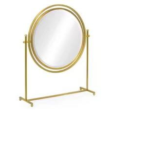 Espejo de maquillaje con base metálica para tocador, espejo de vanidad con soporte para mesa de maquillaje, espejo de baño. - Product Image 4