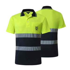 Camiseta Polo de Seguridad de Alta Visibilidad para Exteriores, Transpirable, Precio Económico, Suministro al por Mayor, Material Ligero y Duradero - Product Image 1