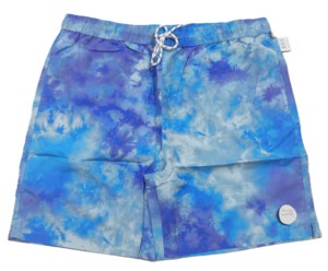 Short de bain pour garçon à séchage rapide, style tie-dye, pour la plage - Product Image 3