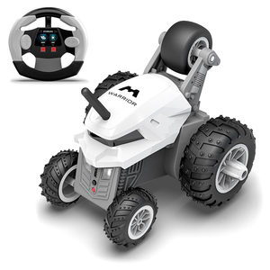 Voiture télécommandée Mirana 360 rotative et acrobatique |   Voiture de course professionnelle à 2 canaux contrôlée par application |   Modèle prêt à l'emploi à l'échelle 1:24, rechargeable par USB Type-C - Product Image 1