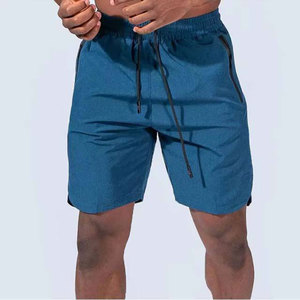 Pantalones Cortos Deportivos de Verano hasta la Rodilla, Estilo Urbano, Personalizados OEM, Transpirables, de Algodón, Color Sólido, con Cordón y Bolsillo con Cremallera - Product Image 5