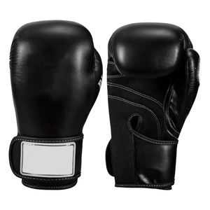 Gants de boxe en cuir personnalisables avec fermeture auto-agrippante, pour entraînement, arts martiaux, boxe, respirants, unisexes. - Product Image 1