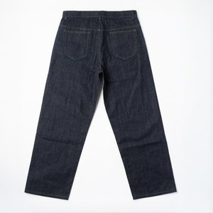 Jeans en denim foncé pour homme, sur mesure, qualité supérieure, coton, taille mi-haute, coupe droite, pantalon décontracté - Product Image 2