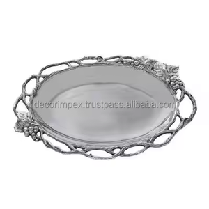 Suministro de bandeja de aluminio ligera y duradera de aluminio al por mayor para uso práctico y exhibición elegante personalizada - Product Image 2