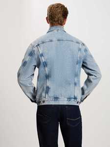 Men's Washed <b>Denim</b> Jacket Regular Fit Turn-down Collar Single Breasted Casual Autumn Cotton <b>Coat</b> - Product Image 6