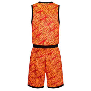 Vêtements de sport unisexes respirants sur mesure, grande taille, uniformes de basket-ball imprimés pour équipe, prix bas, haute qualité, 100% polyester, OEM - Product Image 5