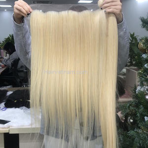 Máquina de extensiones de cabello humano de color rubio 613 vietnamita crudo más vendida, trama sin procesamiento químico para mujeres - Product Image 1