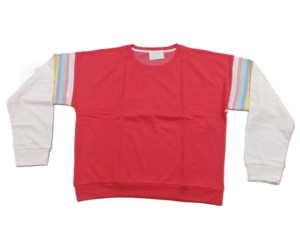 Sudadera de algodón lavado de manga larga con cuello redondo y estampado digital de peso pesado para mujer, estilo streetwear - Product Image 4