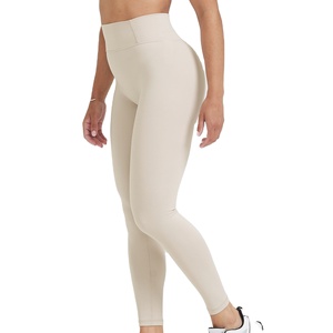 Leggings extensibles de yoga de taille haute sans couture de vêtements de sport du fabricant OEM pour femmes avec logo personnalisé pour décontracté - Product Image 2
