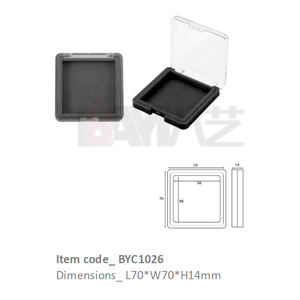Emballage cosmétique en plastique avec logo personnalisé pour fard à paupières, blush, bronzer et contour - Product Image 1