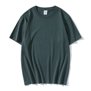 เสื้อยืดกีฬาผู้ชายทรงปกติ ผ้าคอตตอนถัก 100% น้ำหนัก 260 กรัม พิมพ์ลายสกรีนตามสั่ง ย้อมเส้นด้าย เป็นมิตรต่อสิ่งแวดล้อม ตัวอักษรปัก ป้องกันการเป็นขุย - Product Image 3