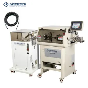 EW-0510 High Quality 200-360mm Rolling Diameter PVC Wire Cutting And Stripping Machine With Coiling Device