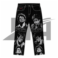 Jeans Vintage Personalizados de Cintura Alta para Hombre, Estilo Desgastado, de la Mejor Calidad, Nuevos y Modernos