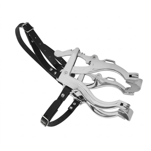 Spéculum dentaire vétérinaire en acier inoxydable, ouvre-bouche pour animaux avec sangle durable, réutilisable pour l'examen dentaire du bétail - Product Image 5