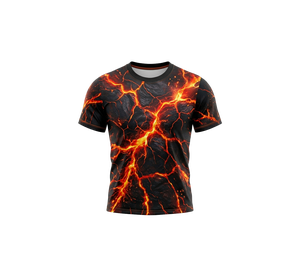 เสื้อกีฬาพิมพ์ลายเรขาคณิตแบบระบายอากาศน้ำหนักเบา - Product Image 1