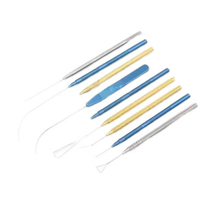 Herramienta de Inserción en Forma de U para Párpados Dobles, Simulador Triangular de Titanio, Instrumentos Quirúrgicos Oftálmicos en Forma de T - Product Image 1