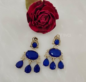 Pendientes Colgantes de Cuarzo Chapados en Oro Vintage con Diseño de Cristal Brillante en Forma de Lágrima de Diamante, Joyería de Boda para Mujer - Product Image 4