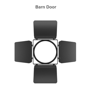 ปลอกครอบไฟ LED Par Light แบบทรงกระบอก/ทรงกลม พร้อมบานประตูแบบ Barn Door สำหรับยึดติดแบบ Universal One to Two Bracket สำหรับงานเวทีและให้เช่า - Product Image 4