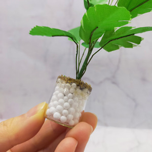 Miniature Bonsai Plant Dollhouse Green Plant Model <b>Artificial</b> Bonsai <b>Tree</b> for Fairy Garden DIY Decor for age 14+ - Product Image 4