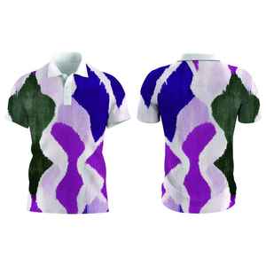 Polo personnalisé multi-couleurs avec détails raffinés, impression graphique haute résolution pour vêtements, sublimation - Product Image 2