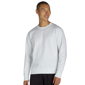 เสื้อสเวตเชิ้ตคอกลมผู้ชาย ผ้าฝ้าย 100% สีพื้น ทรงปกติ ผ้าถัก ใส่สบายๆ สำหรับฤดูใบไม้ร่วง - Product Image 2
