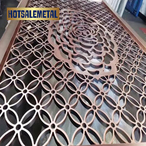 Five star hotel design <b>room</b> <b>divider</b> partition gold extal large ss201 tube customized style privacy <b>screen</b> for lobby - Product Image 5