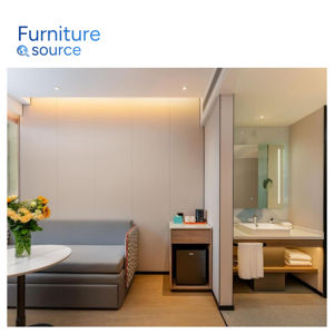 Trendy Functional Hotel Furniture Holiday Inn Hotel Brand - Modern Bedroom Concept - MDF - HPL - <b>Veneer</b> - Vietnam Factory - Product Image 3