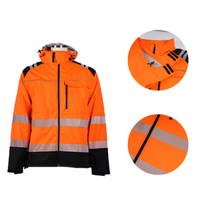 New Arrival Wholesale Workwear Stand Collar Safety <b>Jacket</b> for <b>Men</b> OEM Service Waterproof Custom High Quality Wholesale - Product Image 1