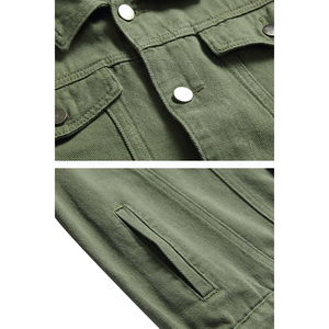 FLY HUMBLE SPORTSWEAR Veste en velours côtelé pour homme, coupe-vent, col rabattu, coupe régulière, manches longues, 100% coton, décontractée - Product Image 5
