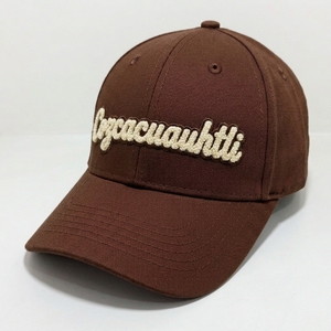 Gorra de Béisbol Personalizada de Sarga 100% Algodón con Bordado Chenille, Visera Curva Ajustable, Fabricante OEM ODM de Marca Privada, Unisex - Product Image 1