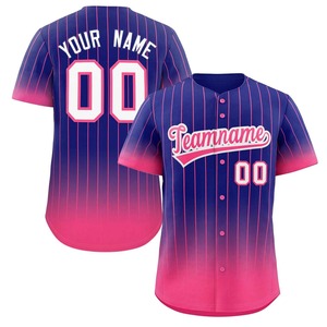 Jersey Baseball Gaya Amerika Musim Panas Baru yang Bernapas, Cetak Digital Kustom, Lengan Pendek, Seragam dengan Logo Bordir - Grosir - Product Image 4