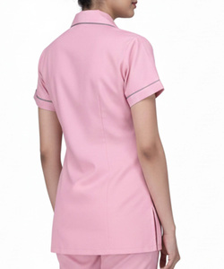 High Quality Summer Unisex Anti-Wrinkle Breathable Quick Dry Spandex <b>Jersey</b> Hospital Scrubs Set Jogger Pants Uniform Tops - Product Image 2