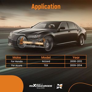 Rótula de Dirección Delantera y Rodamiento de Cubo de Rueda para Honda Accord Acura TSX 08~12 - Par de Componentes Esenciales - Product Image 5