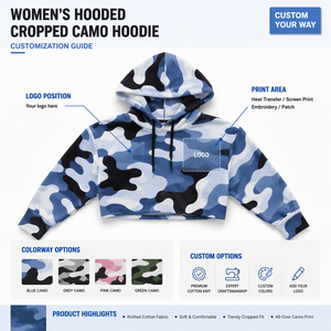 SPARKWELL INDUSTRY Sudadera con Capucha Corta para Mujer, 100% Algodón Ecológico, Manga Larga, Estilo Casual Urbano para Invierno - Product Image 2