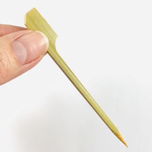 Brochettes à fruits en bambou de 3,5 pouces, écologiques, pour apéritifs, plateaux de fruits, collations de fête, 50 pièces par paquet - Product Image 1
