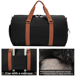 Large Capacity Custom OEM Travel Trip Gym Yoga Gym <b>Bags</b> with Shoe Compartment Weekender Travel Gym <b>Bag</b> Casual Nylon Fitness <b>Bag</b> - Product Image 6