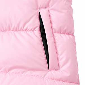 Veste d'hiver matelassée à capuche pour homme en toile résistante à l'eau avec logo personnalisé sur le devant, manteau décontracté chaud pour l'extérieur à col montant - Product Image 5