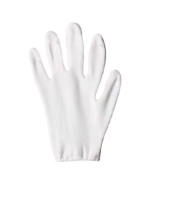 Gants d'inspection blancs Interlock Gants de sécurité Gants en coton polyester - Product Image 1